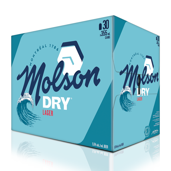 Molson Dry 30 x 355 ML CANS